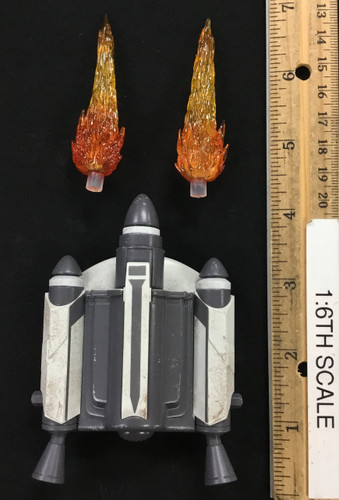 The Clone Wars: 104th Battalion Wolfpack Clone Trooper (Deluxe) - Jet Pack w/ Thruster Effects (Magnetic)