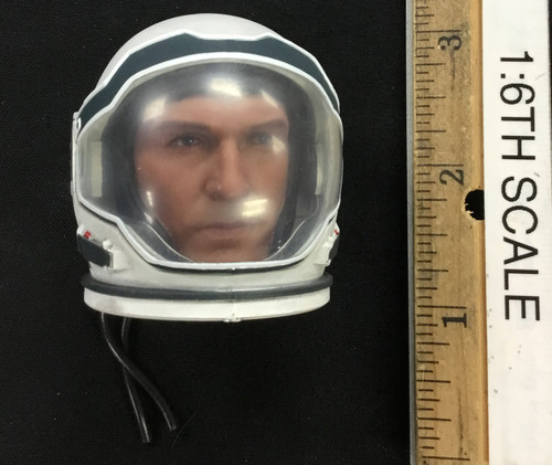 Space Exile: Cooper - Helmeted Head w/ Flip Visor (No Neck Joint)