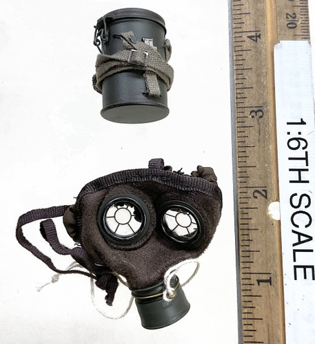 WWI German Army MG08 Gunner “Arthur” - Gas Mask w/ Cannister