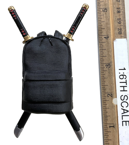 Deadpool & Wolverine: Kidpool - Backpack w/ Katanas (2) (Removable)