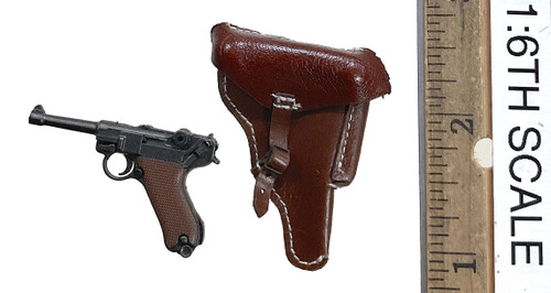 WWII Herman Goring Division NCO 1943 - Pistol w/ Holster (P08)