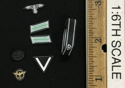 WWII German SS Polizei-Division ZB30 Gunner - Patches