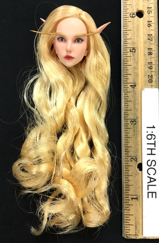 Blood Elf Rogue - Head w/ Pony Tail (No Neck Joint)