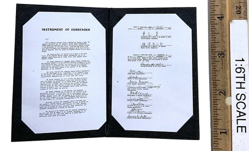 General Douglas MacArthur Korea 1951 - Instrument of Surrender Paper