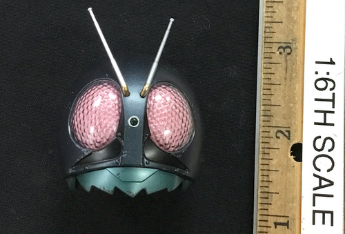 Kamen Rider No 1 & Cyclone - Helmet w/ Antennas (Does Not Fit Over Head)