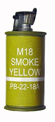 British Army Tank Commander - Smoke Grenade