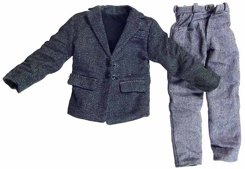 Rondo Hatton - Suit w/ Real Working Buttons (Slightly Larger than Normal 12" Figure Suit)