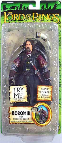 LOTR: Fellowship of the Ring Trilogy - Boromir w/ Electronic Sound - Action Figure