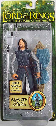 LOTR: Fellowship of the Ring Epic Trilogy - Aragorn Council of Elrond - Action Figure