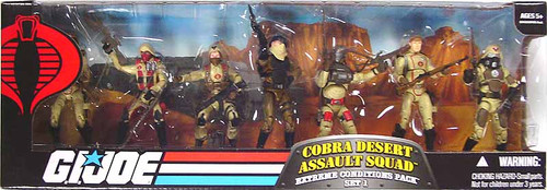 GI Joe - Cobra Desert Assault Squad Extreme Conditions Set 2 - Action Figure (7-Pack)