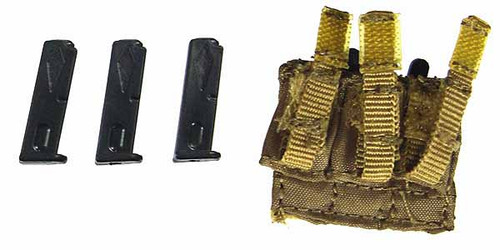 USMC II Marine Expeditionary Unit - Pistol Ammo Pouch w/ 3 Clips