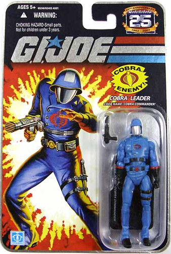 GI Joe: 2007 - Cobra Commander (25th Anniversary Silver Logo Card)