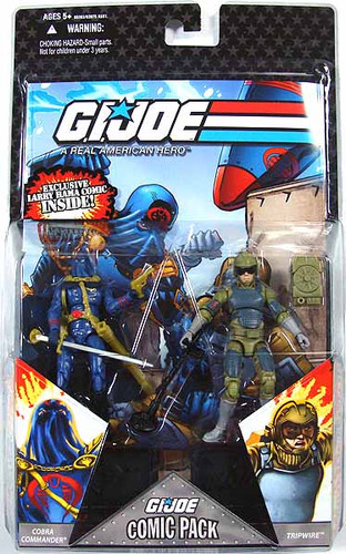 GI Joe: 2008 - Cobra Commander & Tripwire (Comic 2-Pack)