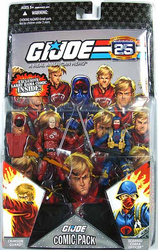 GI Joe: 2008 - Crimson Guard & Scarred Cobra Officer (Comic 2-Pack)