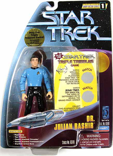 Star Trek: Deep Space Nine - Warp Factor 1 Trials & Tribbles Dr. Bashir - 5" Action Figure