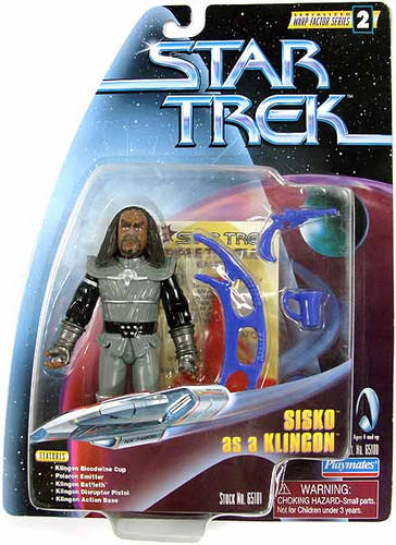 Star Trek: Deep Space Nine - Warp Factor 2 Sisko as a Klingon - 5" Action Figure