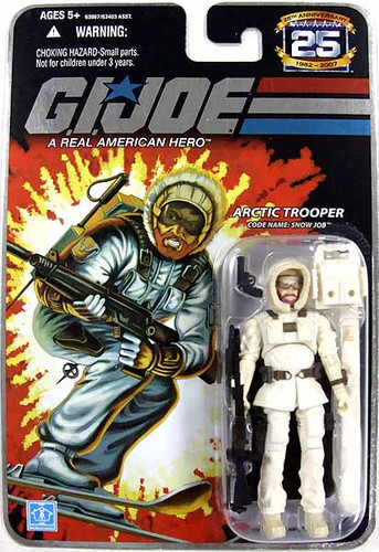 GI Joe: 2007 - Snow Job (25th Anniversary Silver Logo Card)