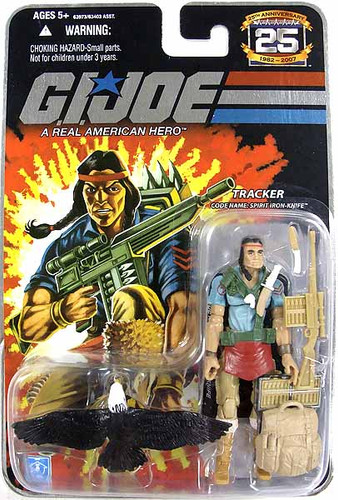 GI Joe: 2007 - Spirit Iron Knife (25th Anniversary Silver Logo Card)