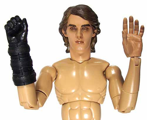 Star Wars: Anakin Skywalker - Nude Figure (Sith Eyes) w/ Covered Mechanical Arm
