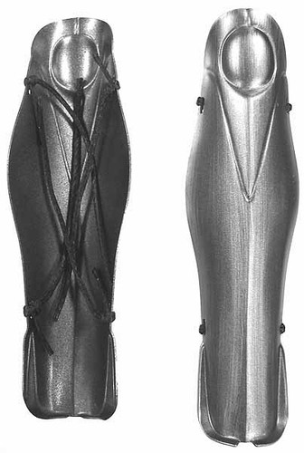 Gladiator: Myrmillo - Leg Armor (Metal)