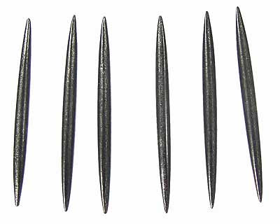 Ninja (Black Outfit) - Throwing Spikes (x6) (Metal)