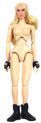 Female S.W.A.T. - Nude Figure w/ Boots & Gloved Hands