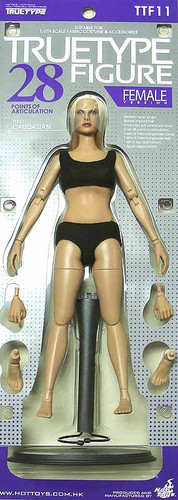 TrueType Figure: Caucasian Female - Boxed Figure
