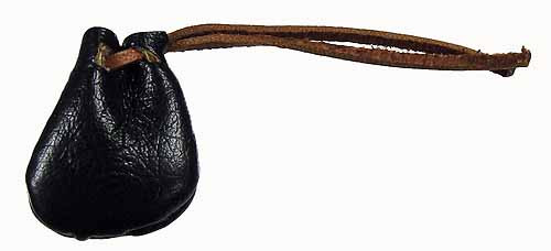 Magic Treasure - Coin Pouch (Black Leather)