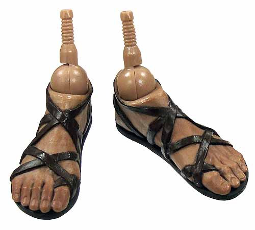 300: King Leonidas - Sandal Feet (AS-IS - NO Ball Joints)