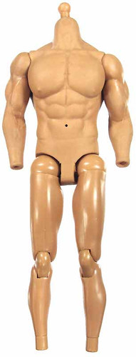 Resident Evil 5: Chris Redfield (S.T.A.R.S. Version) - Nude Body (Highly Detailed Muscular Body w/ Articulation Inside)