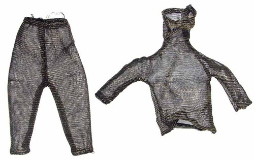 Risa: Dragon Ninja - Gold Fishnet Outfit