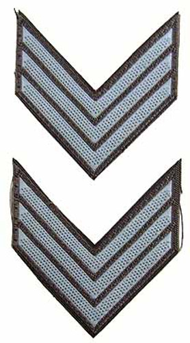 ITPT Misc: Civil War - Grey Shoulder Patches w/ 3 Chevrons