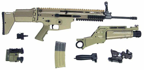 Crye Warriors: Joint Special Operations Command "Spanky" - Machine Gun w/ Accessories