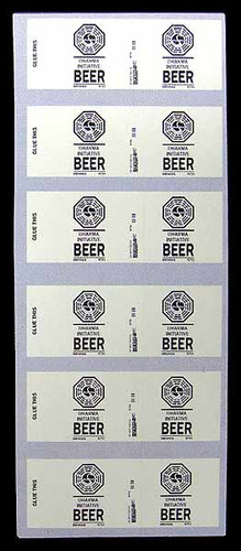 1:6 Scale Custom - Generic Beer Can Labels Only (6)