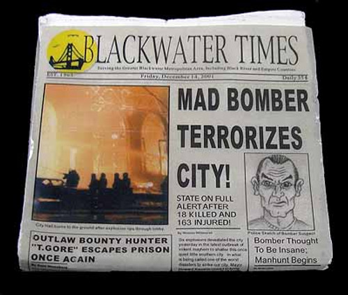 Mad Bomber - Newspaper (Molded) Mad Bomber - Newspaper (Molded)