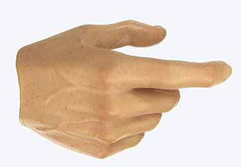 DX05: Indiana Jones - Right Bare Trigger Hand