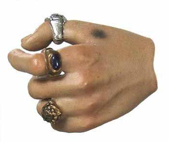 Pirates of the Caribbean: DX06 Jack Sparrow - Hand 3 (Left Pistol Grip)