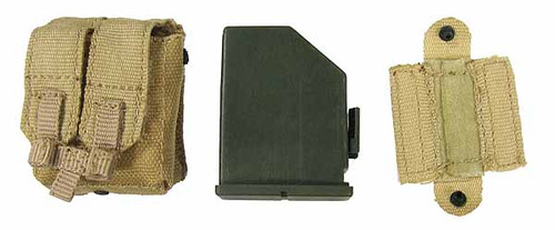 Navy SEAL Team 3 MK46 Gunner - Saw Cartridge (Green) w/ Pouch & Cover