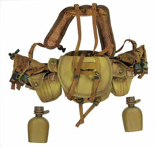 G.I. Joe: Cobra Desert Sniper - Belt & Harness w/ Pouches & Canteens