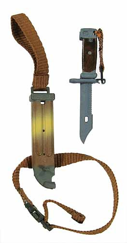 G.I. Joe: Cobra Desert Sniper - Knife w/ Sheath & Leg Strap