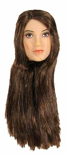 TTL - Female Head w/ Long Straight Red Hair (A005)
