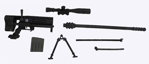 Firearms Collection Set A - M200 Sniper Rifle (Black)