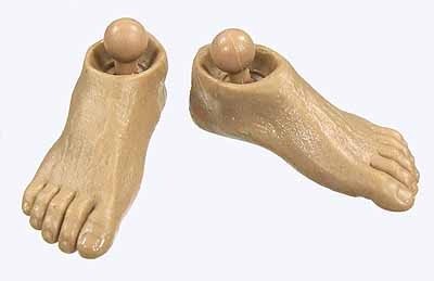 Gladiator Warriors: Flamma - Feet (Includes Ball Joints)