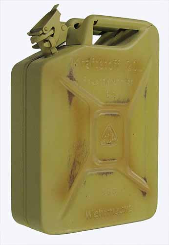 SS - WWII German Jerry Can Set - Loose - Wehrmacht Plain Tan ***ALL METAL***