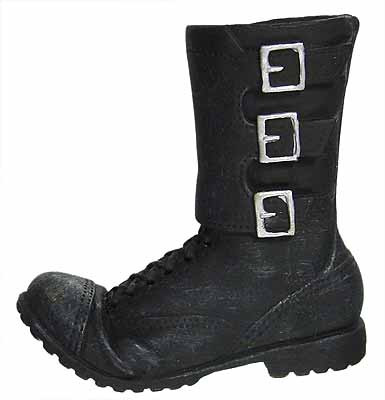 G.I. Joe: General Hawk - Left Boot w/ Bent Toes and Peg Joint