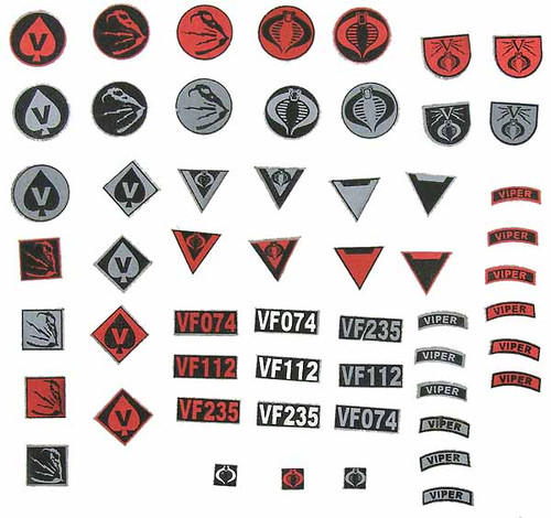 G.I. Joe: Cobra Viper - Patches