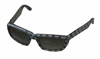 Crazy Cop - Grey & Black Sunglasses