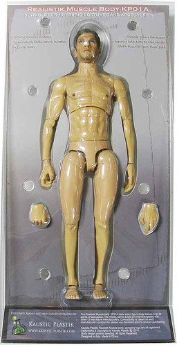 Muscular Male Caucasian: KP01A - Packaged Figure