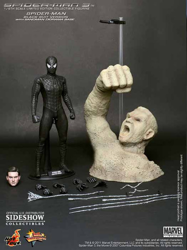 Spider-Man 3: Spider-Man Black Costume - Boxed Figure