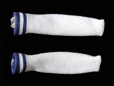 TTL - Loose - Canvas Shoes - Socks w/ Blue Stripes